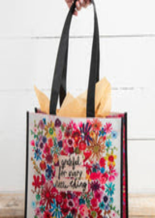 LARGE HAPPY BAG - GRATEFUL FOR