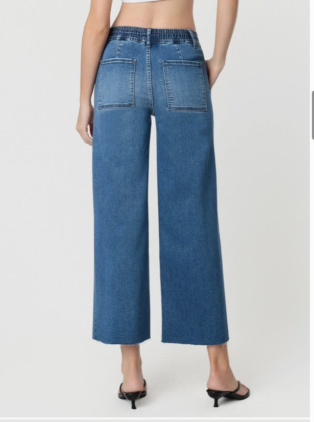 HIGH RISE SUPER SOFT DRAWSTRING BAGGY WIDE